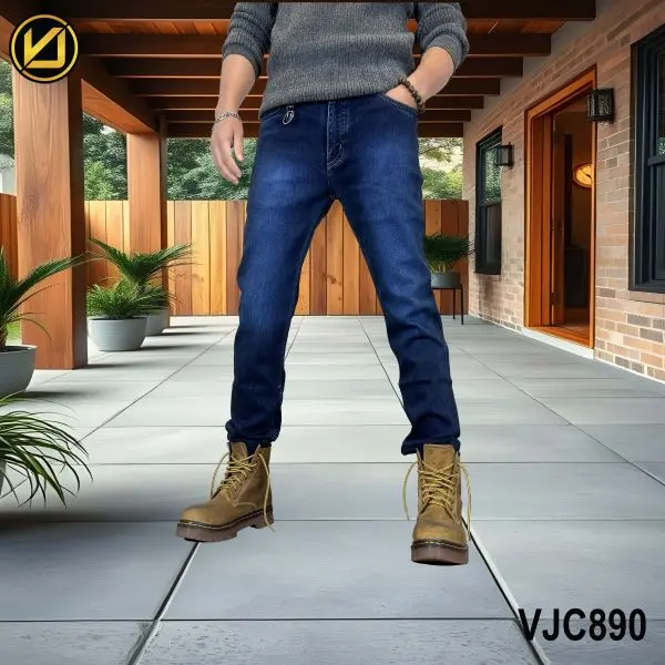 VIRJEANS (VJC890) Stretchable Denim Jeans Choose Pant For Men- Wash Blue - Image 2