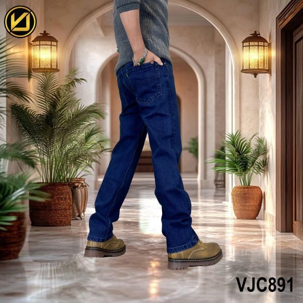 VIRJEANS (VJC891) Stretchable Straight Fit Denim Jeans Pant For Men- All Colors - Image 4