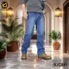 VIRJEANS (VJC891) Stretchable Straight Fit Denim Jeans Pant For Men- Sky Blue