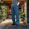 VIRJEANS (VJC897) Winter Inner Fur Trouser For Men- Blue