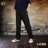 VIRJEANS (VJC899) Summer Sporty Open Trouser For Men- Black