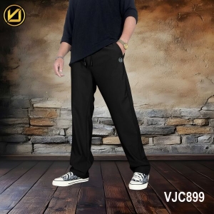 VIRJEANS (VJC899) Summer Sporty Open Trouser For Men- Black