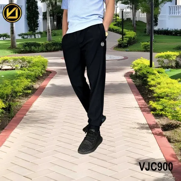 VIRJEANS (VJC900) Summer Sporty Joggers Trouser For Men -Black - Image 4