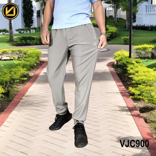 VIRJEANS (VJC900) Summer Sporty Joggers Trouser For Men - Grey - Image 2