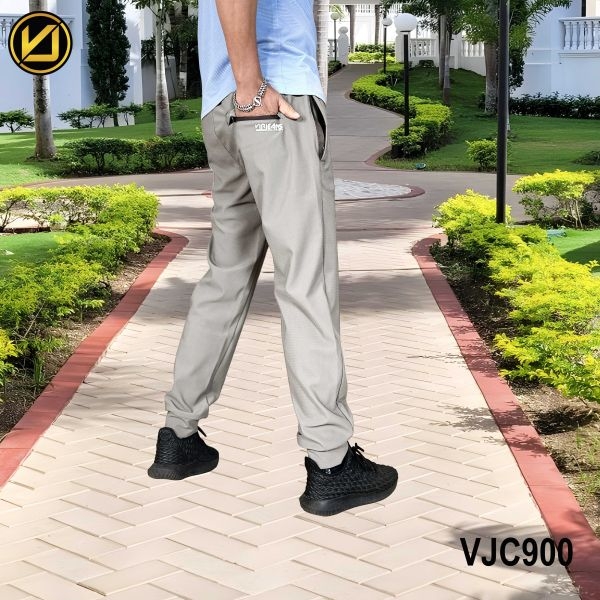 VIRJEANS (VJC900) Summer Sporty Joggers Trouser For Men - Grey - Image 3