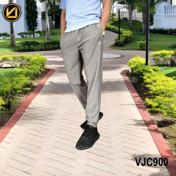 VIRJEANS (VJC900) Summer Sporty Joggers Trouser For Men - Grey - Image 4