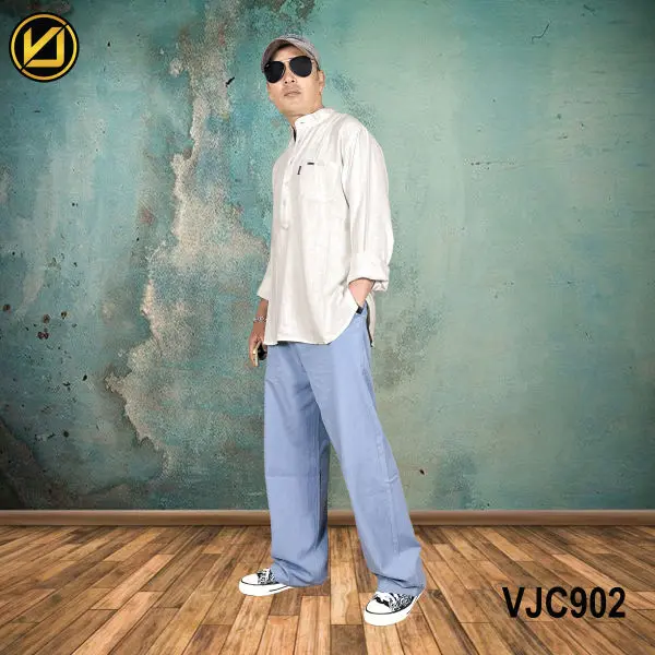 VIRJEANS (VJC902) Summer Linen Full Sleeve Shirt For Men- Grey - Image 5