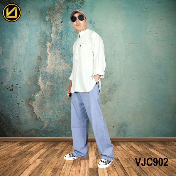 VIRJEANS (VJC902) Summer Linen Full Sleeve Shirt For Men- Off-white - Image 5
