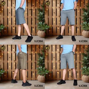 VIRJEANS (VJC904) Summer Linen Half Shorts For Men- All Colors