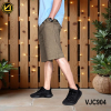 VIRJEANS (VJC904) Summer Linen Half Shorts For Men-Seafoam Green