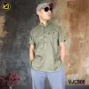 VIRJEANS (VJC906) Summer Half Sleeve Shirt For Men- Seafoam Green