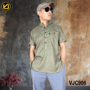 VIRJEANS (VJC906) Summer Half Sleeve Shirt For Men- Seafoam Green