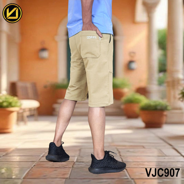 VIRJEANS (VJC907) Summer Half Shorts (Half Pant) For Men- Cream - Image 4