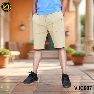 VIRJEANS (VJC907) Summer Half Shorts (Half Pant) For Men- Cream
