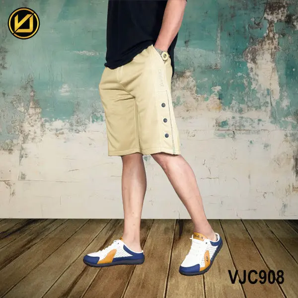 VIRJEANS (VJC908) Summer Sporty Shorts For Men- Cream - Image 4