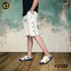 VIRJEANS (VJC908) Summer Sporty Shorts For Men- Light Grey