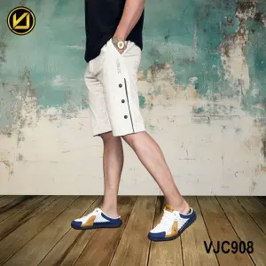 VIRJEANS (VJC908) Summer Sporty Shorts For Men- Light Grey