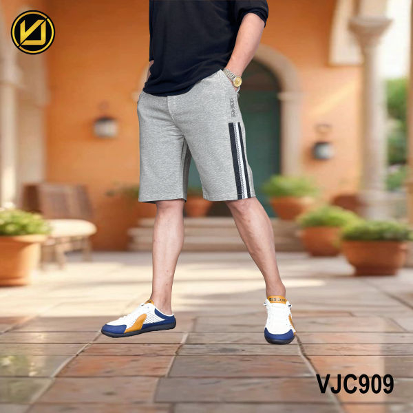 VIRJEANS (VJC909) Summer Sporty Shorts For Men-Grey - Image 4