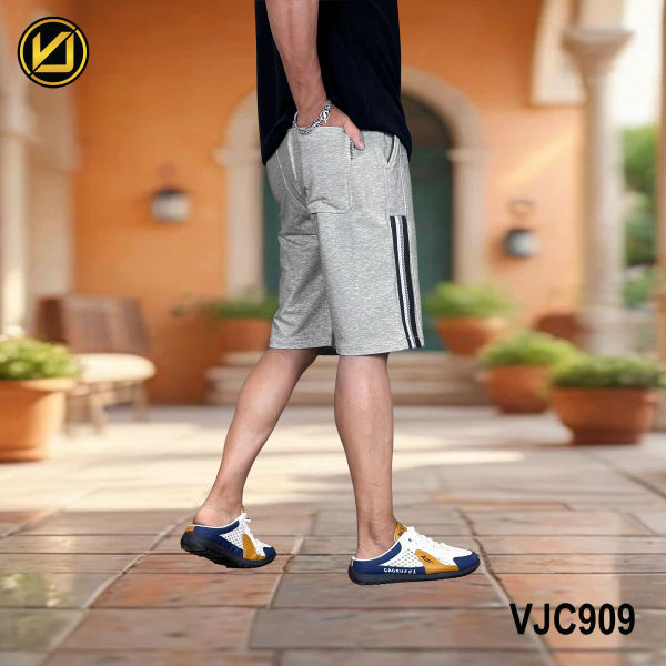 VIRJEANS (VJC909) Summer Sporty Shorts For Men-Grey - Image 5