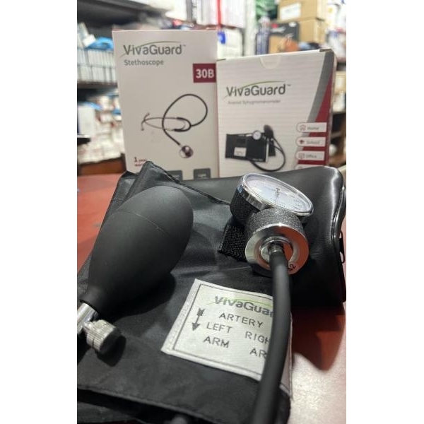 Viva Guard Manual Blood Pressure Machine Set With Stethoscope - Image 2