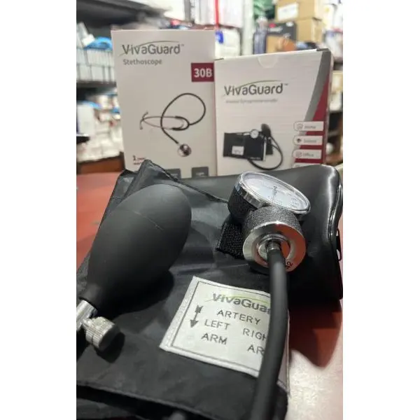 Viva Guard Manual Blood Pressure Machine Set With Stethoscope - Image 5
