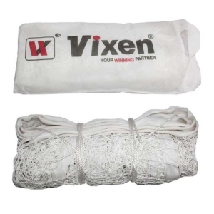 Vixen Nylon Volleyball Net-White By Mitrata