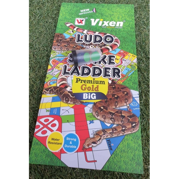 Vixen Premium Gold Ludo And Snake Ladder (Two Fold) - Image 2