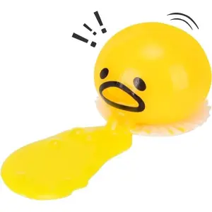 Vomiting Egg Slime Toy - Funny Prank Squeeze Stress Ball Puking Yolk