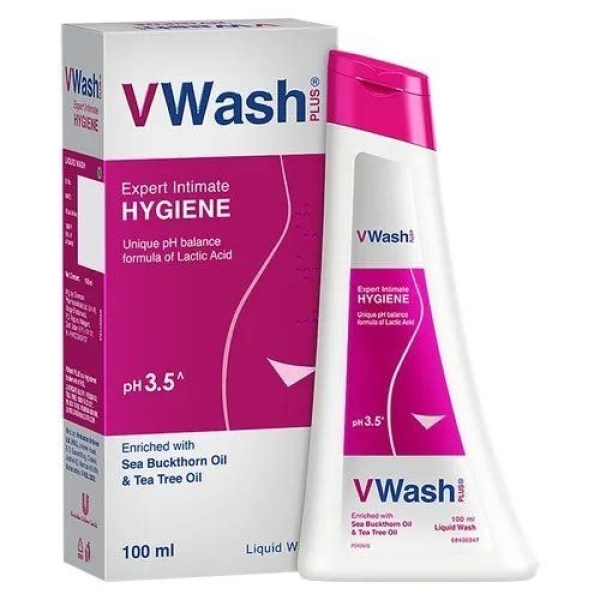 VWash Intimate Hygiene Liquid Wash- Pack of 2 - 100ML Each - Image 2