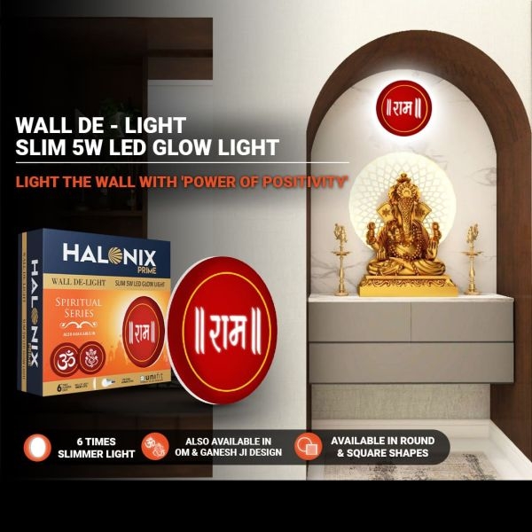 WALL DE- LIGHT – SPIRITUAL GLOW | One year Brand Replacement warranty | Sasvat Biz - Image 4