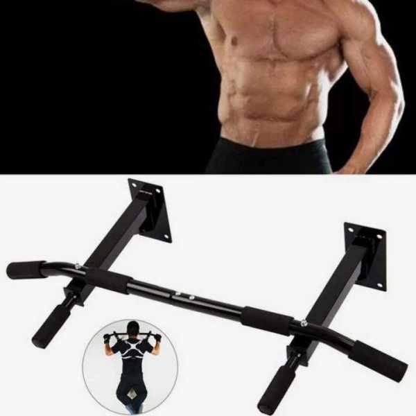 Wall Mounted Pull Up / Chin Up Bar | Hard Steel Material Padded Grip Handle Wall Mounted Pull Up Bar - Image 2