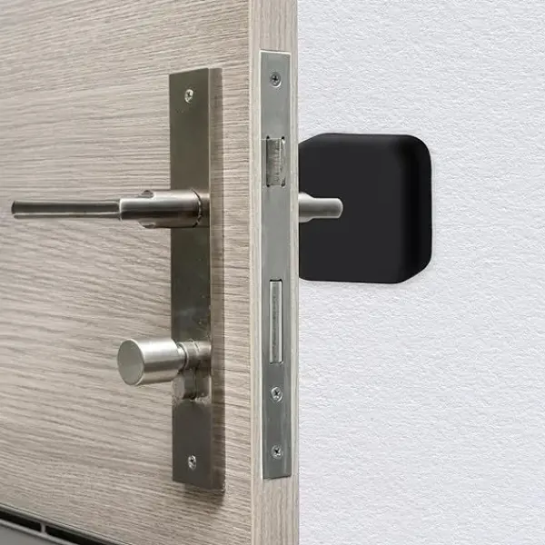 Wall Protector Black (Pack of 3) , Silicone Door Bumper And Handle Stopper , Anti-Collision Adhesive Pad For Cabinets And Doors - Image 5