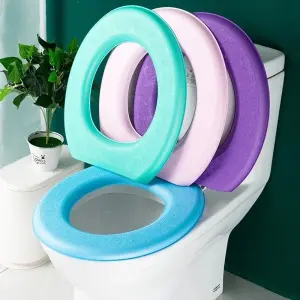 Warm And Waterproof Bathroom Toilet Seat Cover Pads Soft Thickened