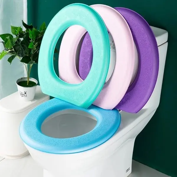 Warm And Waterproof Bathroom Toilet Seat Cover Pads Soft Thickened