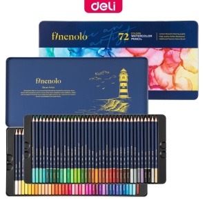 Water Based Pencil Colour / Finenolo 72 Colors Water Soluble Pencil Colour for Fine Art