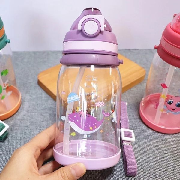 Water Bottle for Kids with Strap - Image 2