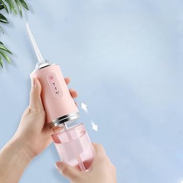 Water Flosser Professional Cordless Dental 230 ML Oral Irrigator Waterproof 3 Modes with Cleanable Water Tank Portable and Rechargeable for Teeth Care - Image 3