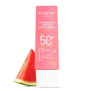 Watermelon Cooling Sunscreen SPF 50+ PA++++ | With Hyaluronic Acid, Instantly Cools Skin, Broad Spectrum Protection | Controls Excess Oil, Checks Tanning, No White Cast, All Skin Types | 50g