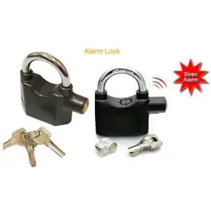 Waterproof Siren Alarm Lock With Keys Anti-Theft Security System