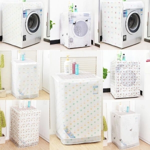 Waterproof Washing Machine Cover with Zipper (Size: 63 X 58 X 85cm)