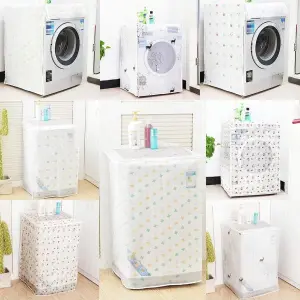Waterproof Washing Machine Cover with Zipper (Size: 63 X 58 X 85cm)