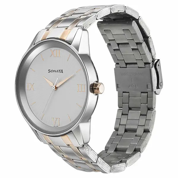 Wedding Edition - White Dial Bimetal Strap Watch - Image 2
