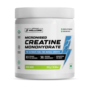 Wellcore Pure Micronised Creatine Monohydrate Kiwi Kick (307g, 83 Servings)