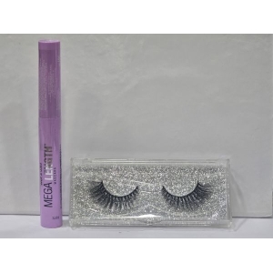 Wet n Wild Mega Length Maskara & Mink Hair Eye lashes set by Genuine Collection