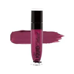 Wet n Wild MegaLast Liquid Catsuit Matte Lipstick - Berry Recognize 6gm By Genuine Collection