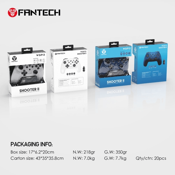 WGP13 2.4G Wireless Gamepad For Windows PC/PS3 Android Tv Box With Turbo Vibration Control Joystick - Image 2