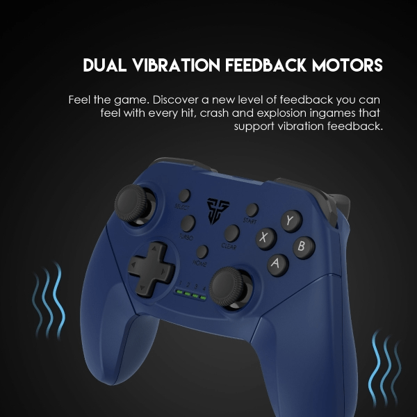 WGP13 2.4G Wireless Gamepad For Windows PC/PS3 Android Tv Box With Turbo Vibration Control Joystick - Image 5