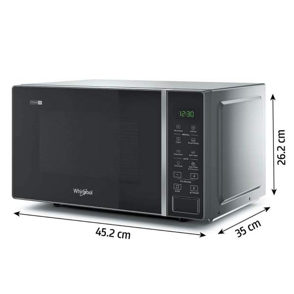 WhirlloooI 20 Litres Solo Microwave With 18 Auto Cook Menus(Magicook Pro 20SE Black) - Image 3