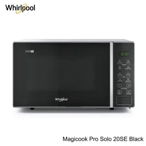 WhirlpooI20 Litres Solo Microwave With 18 Auto Cook Menus (Magicook Pro 20SE Black)
