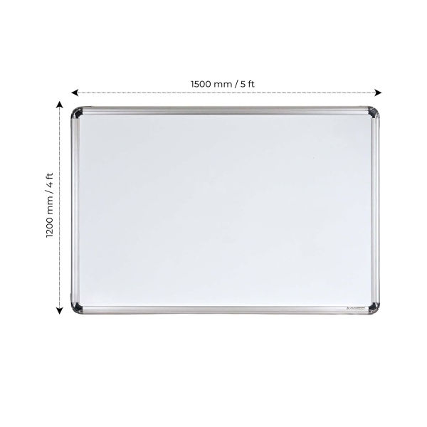 White Board (3x4) Ft ( Free Duster And Marker )Indian Board By Mitrata | Durable White Board With Smooth Surface - 3 x 4 Ft - Image 3